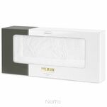 Bieżnik 40x140 ELEN złamana biel z ozdobną kantą i wyhaftowaną koronką na brzegu z kolekcji Premium - 5