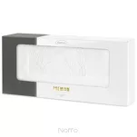 Bieżnik 40x140 ELEN złamana biel z ozdobną kantą i wyhaftowaną koronką na brzegu z kolekcji Premium - 2