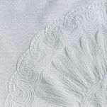 Bieżnik 40x140 ELEN złamana biel z ozdobną kantą i wyhaftowaną koronką na brzegu z kolekcji Premium - 2