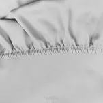 Prześcieradło z bawełny jersey z gumką srebrne 240x220 Design 91 - 2