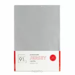 Prześcieradło z bawełny jersey z gumką srebrne 240x220 Design 91 - 6