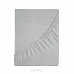 Prześcieradło z bawełny jersey z gumką srebrne 240x220 Design 91 - 4