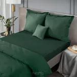 Prześcieradło z bawełny jersey z gumką ciemna zieleń 240x220 Design 91 - 7