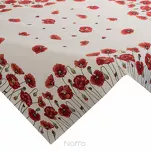 Nakładka gobelinowa 100x100 1064 naturalna z nadrukiem maków - 4