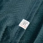 Koc 150x200 CINDY 5 granatowy puszysty w jodełkę Design 91 - 2