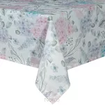 Obrus 140x180 SUMMER 8 różowy z nadrukowanym wzorem kwitnących kwiatów - 3