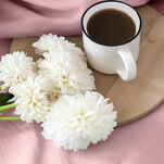 Prześcieradło z bawełny renforce z gumką 220x200 pudrowe BASIC - 7