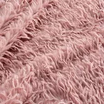 Koc futrzany 130x270 ADORE pudrowy - 2