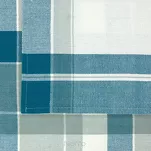 Komplet ścierek kuchennych 2x50x70 MONA turkusowe w kratkę z bawełny - 2