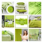 Zasłona na taśmie 140x300 PIERRE welwetowa oliwkowa jednokolorowa - 13