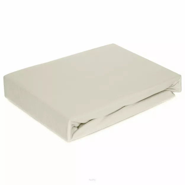 Prześcieradło z mikrowłókna z gumką 140x200 SOFT kremowe Design 91