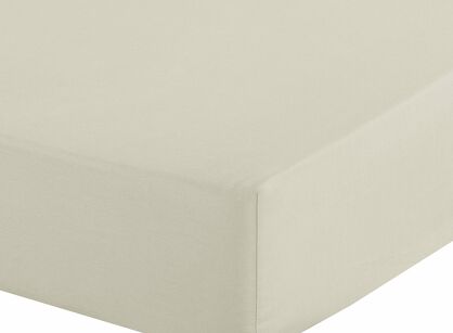 Prześcieradło z mikrowłókna z gumką 140x200 SOFT kremowe Design 91