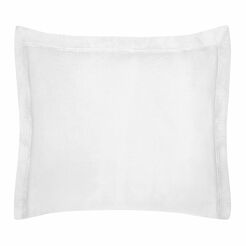 Poszewka bawełniana 70x80 NOVAC biała z ozdobną kantą Nova Colour