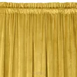 Zasłona gotowa na taśmie 140x270 ROSA welwetowa musztardowa Design 91 - 2