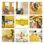 Zasłona na taśmie 140x270 ROSA welwetowa musztardowa Design 91 - 15