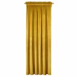 Zasłona na taśmie 140x270 ROSA welwetowa musztardowa Design 91 - 7