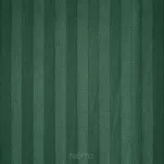 Pościel satynowa 160x200 VERA jednokolorowa gładka ciemna zieleń w prążki - 5