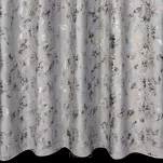 Zasłona na taśmie MARIELA welwetowa srebrna z szampańskim nadrukiem - 8