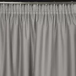 Zasłona na taśmie MARIELA welwetowa srebrna z szampańskim nadrukiem - 9