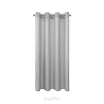 Zasłona na przelotkach 140x175 RITA jednokolorowa stalowa z miękkiej tkaniny - 6