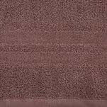 Ręcznik bawełniany 30x50 GALA jasny brąz zdobiony bordiurą z błyszczącą nicią 500 g/m2 - 2