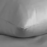 Pościel satynowa 160x200 DINA jednokolorowa gładka stalowa z kolekcji Diva Line - 3