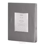 Pościel satynowa 160x200 DINA jednokolorowa gładka stalowa z kolekcji Diva Line - 5