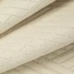 Narzuta 200x220 BONI 4 kremowa pikowana z mikrofibry geometryczny wzór - 6
