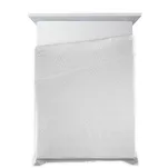 Narzuta jednokolorowa 170x210 BONI 5 biała pikowana w geometryczny wzór Design 91 - 4