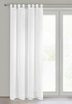 Firana na szelkach 140x250 LUCY biała z gładkiego woalu - 9