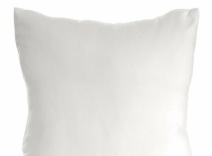 Poszewka satynowa jednokolorowa 40x40 NOVA 1 biała