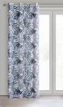 Firana na przelotkach 140x250 MALIBU biała ze srebrnym nadrukiem - 7