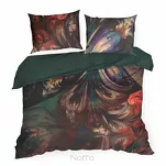 Pościel z makosatyny 160x200 ASTRAL Eva Minge czarna czerwona designerski wzór Premium - 7