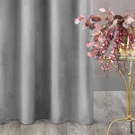 Zasłona na taśmie 140x270 ROSA welwetowa srebrna Design 91 - 10