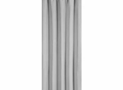 Zasłona gotowa na taśmie 135x270 SUZAN zaciemniająca typu blackout stalowa z tkaniny strukturalnej