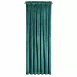 Zasłona gotowa na taśmie 140x270 ROSA welwetowa ciemny turkus Design 91 - 15