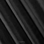 Zasłona gotowa na taśmie 140x270 VILLA welwetowa czarna jednokolorowa o aksamitnej strukturze - 5
