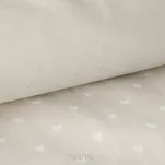 Pościel świąteczna 220x200 LUKE beżowo biała wzór skandynawski z bawełny renforce - 3