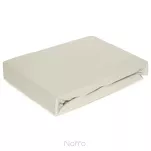 Prześcieradło z mikrowłókna z gumką 180x200 SOFT kremowe Design 91 - 5