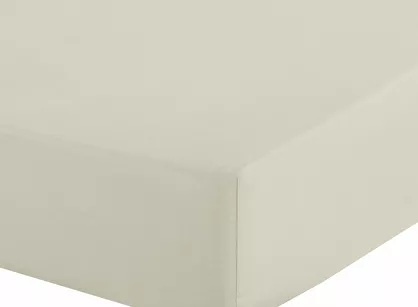 Prześcieradło z mikrowłókna z gumką 180x200 SOFT kremowe Design 91