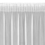 Firana na taśmie 300x270 NICEA biała z matowej tkaniny i strukturze deszczyku - 4