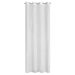 Firana na przelotkach 140x260 MAJA biała o strukturze siatki ze złotą nicią - 7