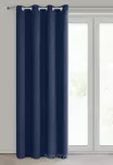 Zasłona na przelotkach 135x250 PARISA zaciemniająca granatowa jednokolorowa Design 91 - 9