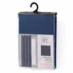 Zasłona na przelotkach 135x250 PARISA zaciemniająca granatowa jednokolorowa Design 91 - 8
