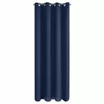 Zasłona na przelotkach 135x250 PARISA zaciemniająca granatowa jednokolorowa Design 91 - 7