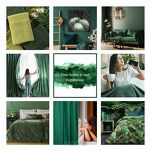 Zasłona na przelotkach 140x250 ROSA welwetowa ciemna zieleń Design 91 - 12