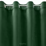 Zasłona na przelotkach 140x250 ROSA welwetowa ciemna zieleń Design 91 - 5