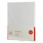 Prześcieradło z mikrowłókna z gumką 160x200 SOFT białe Design 91 - 4
