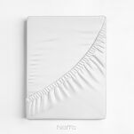 Prześcieradło z mikrowłókna z gumką 160x200 SOFT białe Design 91 - 3