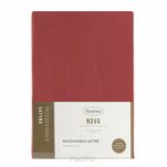 Prześcieradło z satyny bawełnianej z gumką NOVA 3 czerwone 160x200 - 4